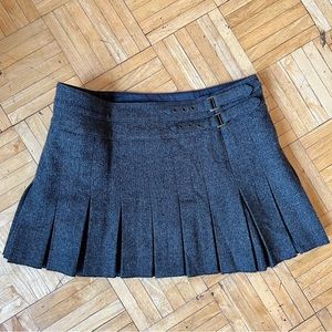 ❌SOLD❌ Vintage American Eagle Outfitters Wool Pleated mini skirt